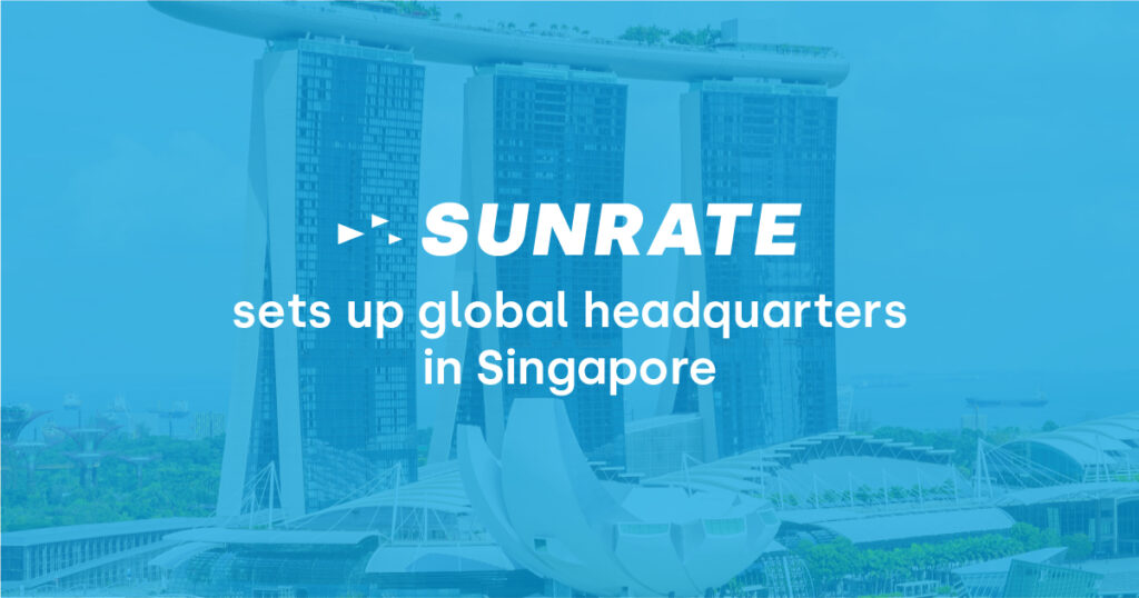 SUNRATE sets up global headquarters in Singapore